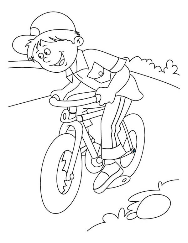 Dessin à colorier: Bicyclette / Vélo (Transport) #137160 - Coloriages à Imprimer Gratuits