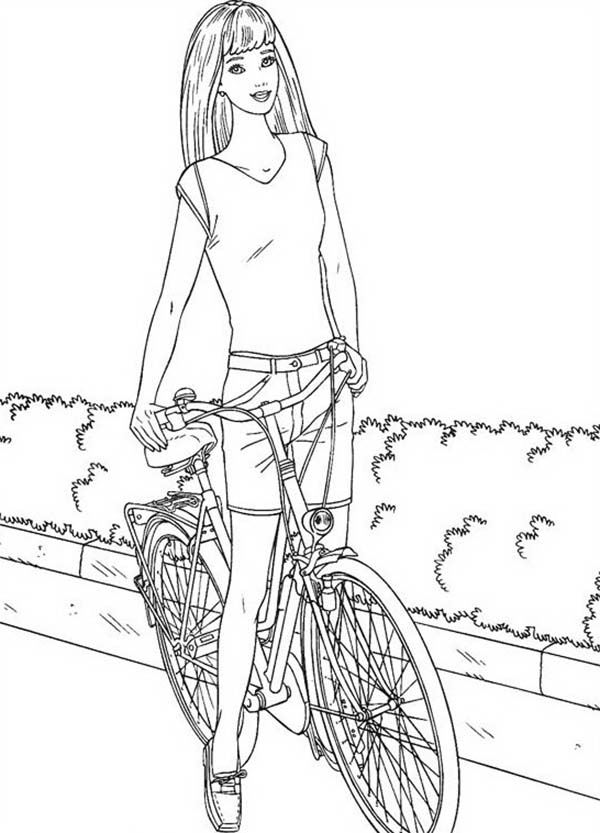 Dessin à colorier: Bicyclette / Vélo (Transport) #137165 - Coloriages à Imprimer Gratuits