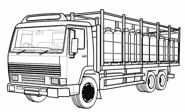Coloriage Camion #30 (Transport) – Coloriages à imprimer