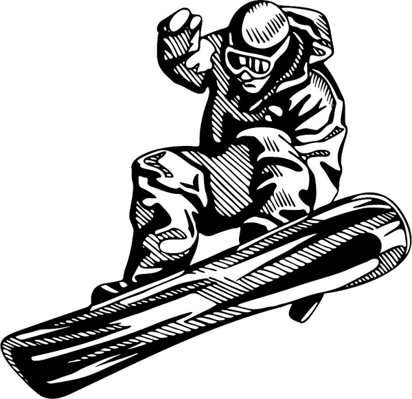 Dessin à colorier: Snowboard / Planche à neige (Transport) #143934 - Coloriages à Imprimer Gratuits
