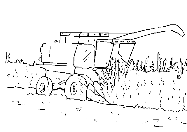 Dessin à colorier: Tracteur (Transport) #141947 - Coloriages à Imprimer Gratuits