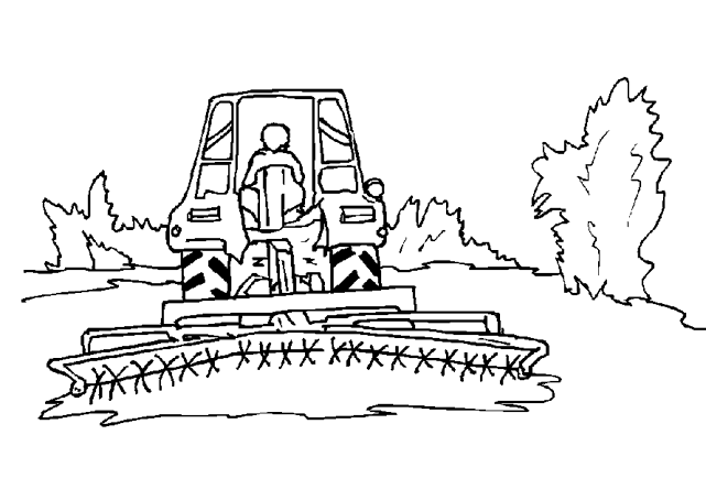 Dessin à colorier: Tracteur (Transport) #141970 - Coloriages à Imprimer Gratuits