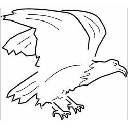 Dessin à colorier: Aigle (Animaux) #317 - Coloriages à Imprimer Gratuits