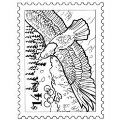 Dessin à colorier: Aigle (Animaux) #320 - Coloriages à Imprimer Gratuits