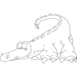 Dessin à colorier: Alligator (Animaux) #389 - Coloriages à Imprimer Gratuits