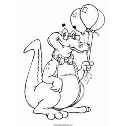Dessin à colorier: Alligator (Animaux) #416 - Coloriages à Imprimer Gratuits