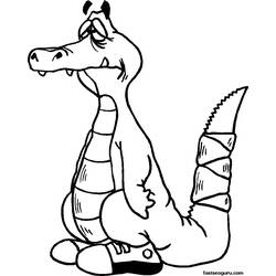 Dessin à colorier: Alligator (Animaux) #428 - Coloriages à Imprimer Gratuits