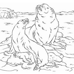 Dessin à colorier: Animaux marins (Animaux) #22176 - Coloriages à Imprimer Gratuits