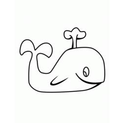 Dessin à colorier: Baleine (Animaux) #873 - Coloriages à Imprimer Gratuits
