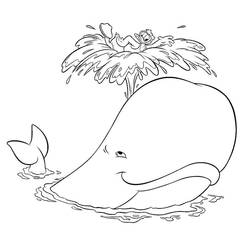 Dessin à colorier: Baleine (Animaux) #878 - Coloriages à Imprimer Gratuits