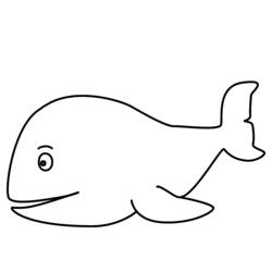 Dessin à colorier: Baleine (Animaux) #892 - Coloriages à Imprimer Gratuits