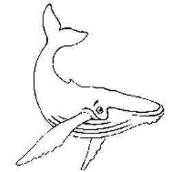 Dessin à colorier: Baleine (Animaux) #894 - Coloriages à Imprimer Gratuits