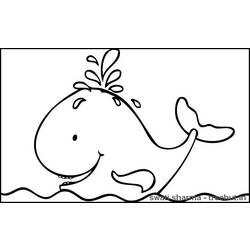 Dessin à colorier: Baleine (Animaux) #897 - Coloriages à Imprimer Gratuits
