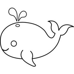 Dessin à colorier: Baleine (Animaux) #914 - Coloriages à Imprimer Gratuits