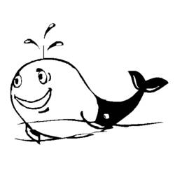 Dessin à colorier: Baleine (Animaux) #962 - Coloriages à Imprimer Gratuits