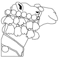 Dessin à colorier: Chameau (Animaux) #1712 - Coloriages à Imprimer Gratuits