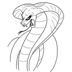 Dessin à colorier: Cobra (Animaux) #3236 - Coloriages à Imprimer Gratuits