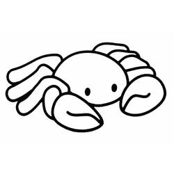 Dessin à colorier: Crabe (Animaux) #4607 - Coloriages à Imprimer Gratuits