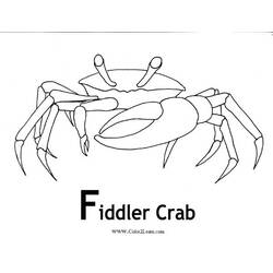 Dessin à colorier: Crabe (Animaux) #4686 - Coloriages à Imprimer Gratuits