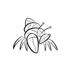Dessin à colorier: Crabe (Animaux) #4697 - Coloriages à Imprimer Gratuits