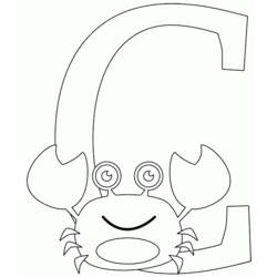 Dessin à colorier: Crabe (Animaux) #4764 - Coloriages à Imprimer Gratuits