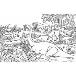 Dessin à colorier: Dinosaure (Animaux) #5495 - Coloriages à Imprimer Gratuits