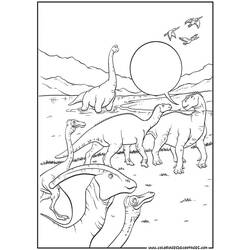Dessin à colorier: Dinosaure (Animaux) #5530 - Coloriages à Imprimer Gratuits