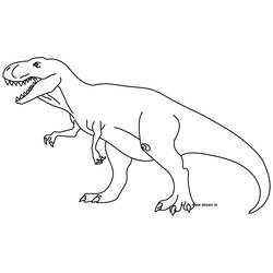 Dessin à colorier: Dinosaure (Animaux) #5533 - Coloriages à Imprimer Gratuits