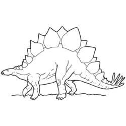 Dessin à colorier: Dinosaure (Animaux) #5655 - Coloriages à Imprimer Gratuits