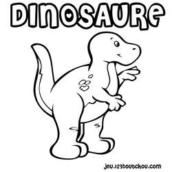 Dessin à colorier: Dinosaure (Animaux) #5667 - Coloriages à Imprimer Gratuits