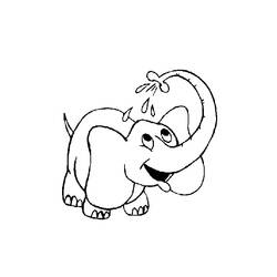 Dessin à colorier: Éléphant (Animaux) #6391 - Coloriages à Imprimer Gratuits