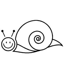 Dessin à colorier: Escargot (Animaux) #6515 - Coloriages à Imprimer Gratuits