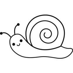 Dessin à colorier: Escargot (Animaux) #6534 - Coloriages à Imprimer Gratuits