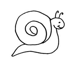 Dessin à colorier: Escargot (Animaux) #6538 - Coloriages à Imprimer Gratuits