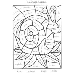 Dessin à colorier: Escargot (Animaux) #6589 - Coloriages à Imprimer Gratuits