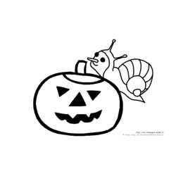 Dessin à colorier: Escargot (Animaux) #6609 - Coloriages à Imprimer Gratuits