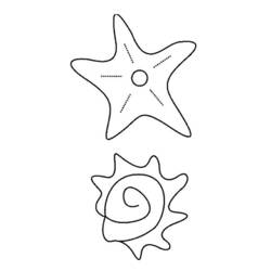 Dessin à colorier: Étoile de mer (Animaux) #6723 - Coloriages à Imprimer Gratuits