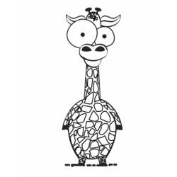 Dessin à colorier: Girafe (Animaux) #7394 - Coloriages à Imprimer Gratuits