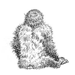 Dessin à colorier: Gorille (Animaux) #7507 - Coloriages à Imprimer Gratuits