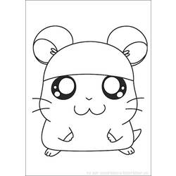 Dessin à colorier: Hamster (Animaux) #8045 - Coloriages à Imprimer Gratuits