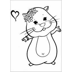 Dessin à colorier: Hamster (Animaux) #8057 - Coloriages à Imprimer Gratuits