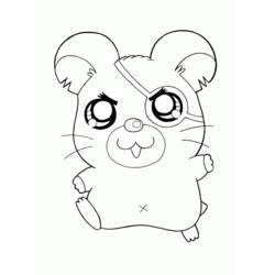 Dessin à colorier: Hamster (Animaux) #8079 - Coloriages à Imprimer Gratuits
