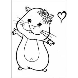 Dessin à colorier: Hamster (Animaux) #8082 - Coloriages à Imprimer Gratuits