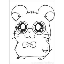 Dessin à colorier: Hamster (Animaux) #8088 - Coloriages à Imprimer Gratuits