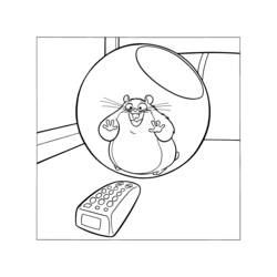 Dessin à colorier: Hamster (Animaux) #8104 - Coloriages à Imprimer Gratuits