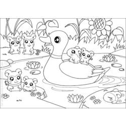Dessin à colorier: Hamster (Animaux) #8109 - Coloriages à Imprimer Gratuits