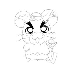 Dessin à colorier: Hamster (Animaux) #8114 - Coloriages à Imprimer Gratuits