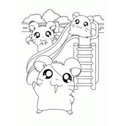 Dessin à colorier: Hamster (Animaux) #8115 - Coloriages à Imprimer Gratuits