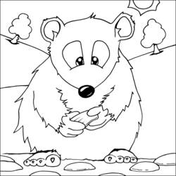 Dessin à colorier: Hamster (Animaux) #8118 - Coloriages à Imprimer Gratuits