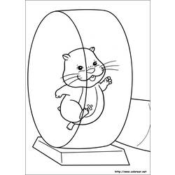 Dessin à colorier: Hamster (Animaux) #8140 - Coloriages à Imprimer Gratuits